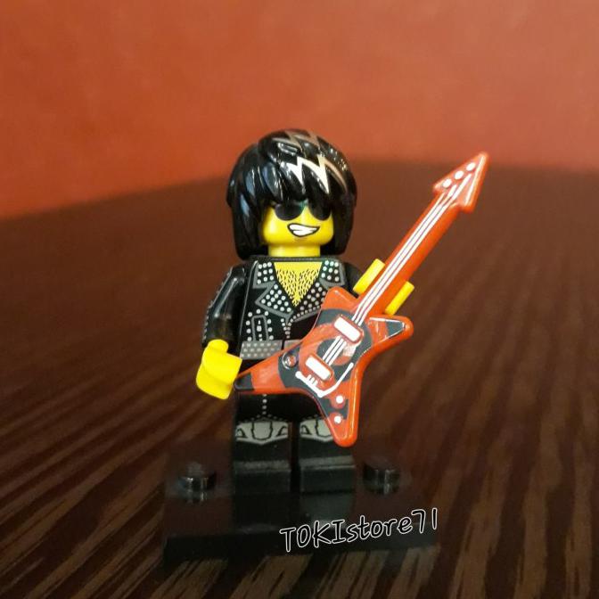 lego rockstar minifigure