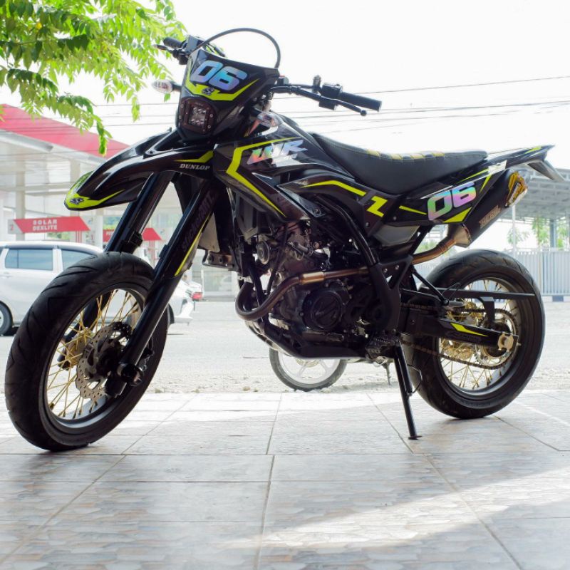 decal stiker fullbody WR 155 kombinasi stabilo