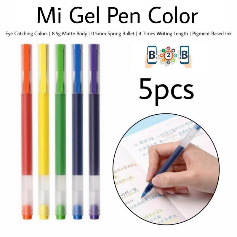 MIJIA GEL PEN COLOR - Mi Pena Pulpen Warna