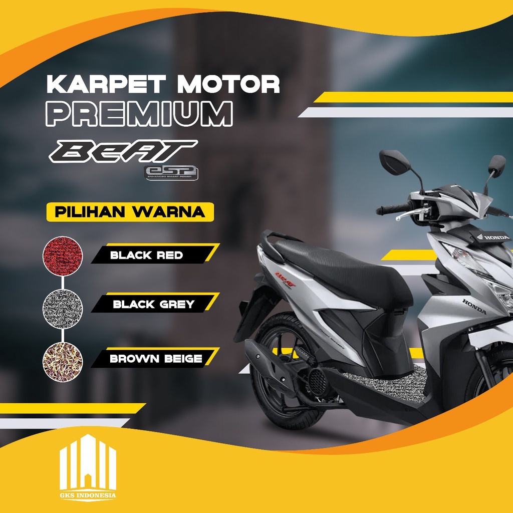 PRESTIGE - KARPET MOTOR - HONDA BEAT 2020 - PREMIUM - COIL MAT