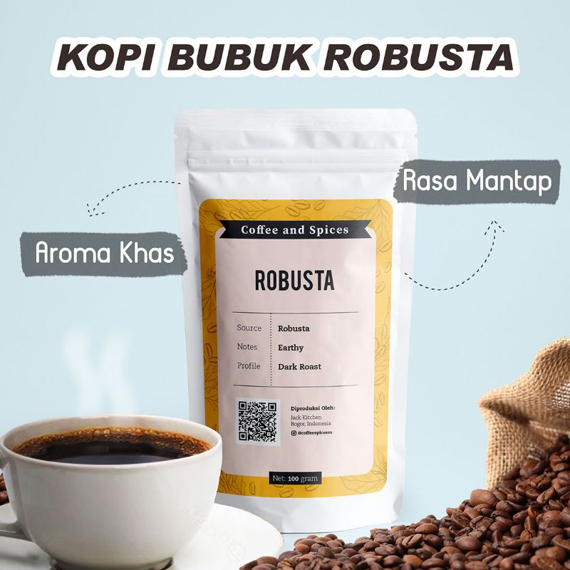 

Kopi bubuk robusta original