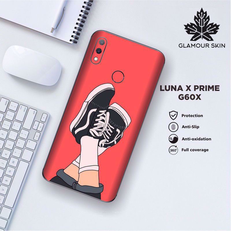 *(Dapat2PCS)* LUNA X PRIME G60X Garskin Case/Stiker Protector Motif SHOES