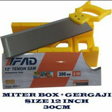 gergaji pigura manual - manual miter saw box + gergaji 300mm