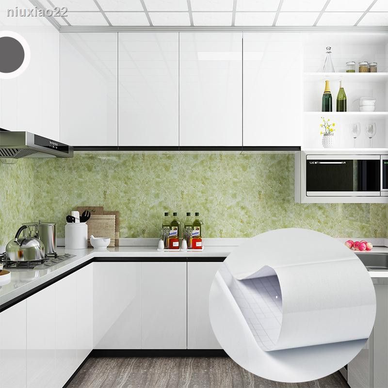 Sticker furniture lemari meja Motif polos putih bahan doff,glossy dan serat kayu hitam biru vinil