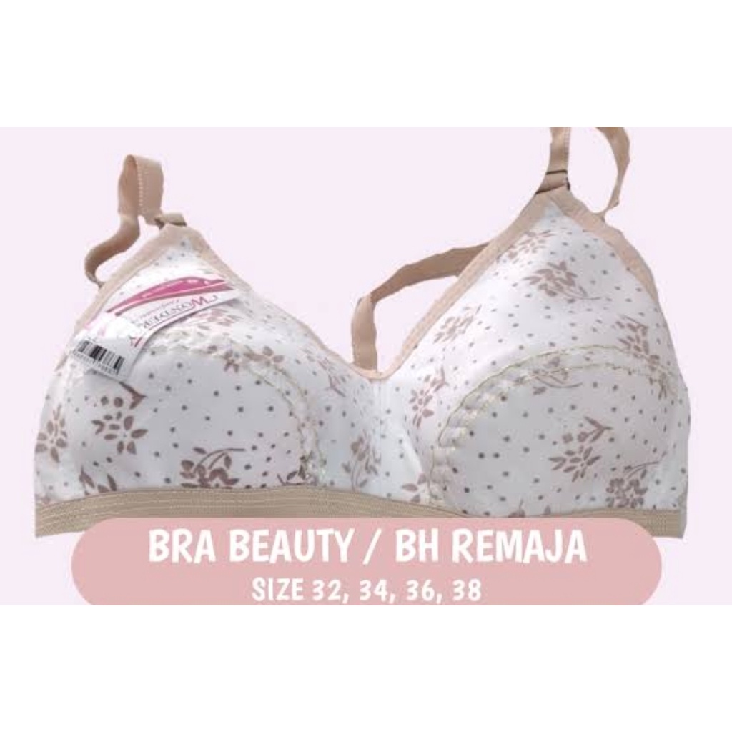 SPORT BRA REMAJA BH ABG TANPA KAWAT DALAMAN WANITA  SIZE 32 34 36 38 MOTIF CUP A B