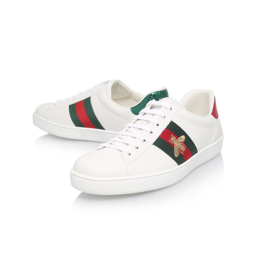 gucci ace bee white