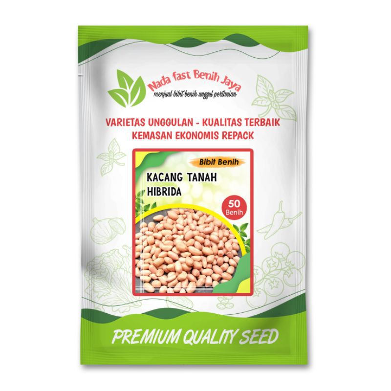50 Biji benih Kacang tanah Hibrida kualitas unggul - benih sayuran - bibit sayuran-1