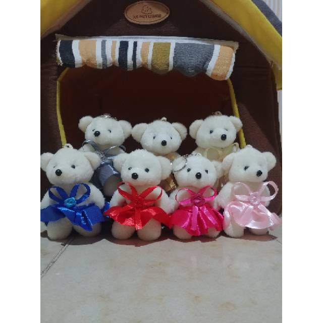 Gantungan tas &amp; Gantungan kunci Boneka Bear Rok