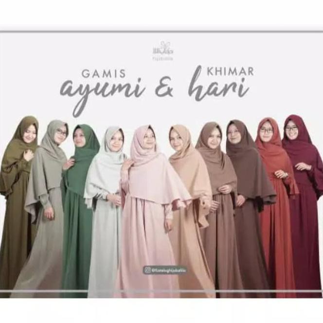 Gamis Ayumi Syar'i Wollycrepe Busui Hijab Alila /Fashion Muslim