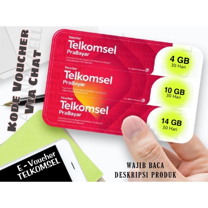 Voucher Telkomsel 2 (Kode Via Chat)