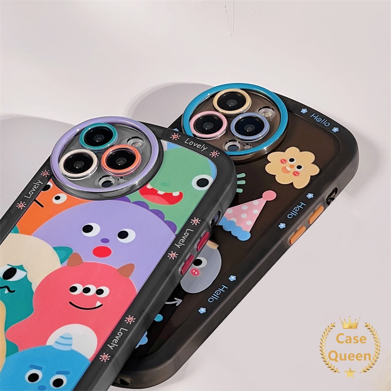 Soft Case TPU Motif Graffiti Monster Untuk Oppo A96 A95 A54 A5s A3s A11 A16 A15 A16s A12 A5 A9 2020 A32 A76 A53 A74 A33 2020 A7 A35 A11