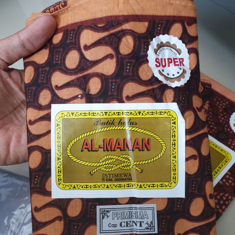 Kain Panjang Batik ALMANAN Cap Cent Kain Batik Halus ibu Melahirkan (KAIN PANJANG ALMANAN)