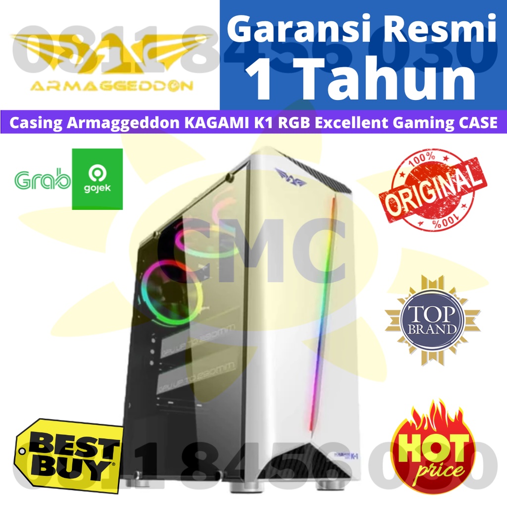 Casing Armaggeddon KAGAMI K1 RGB Excellent Gaming CASE