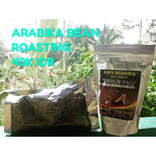 

Kopi arabika roastbean 200 gr