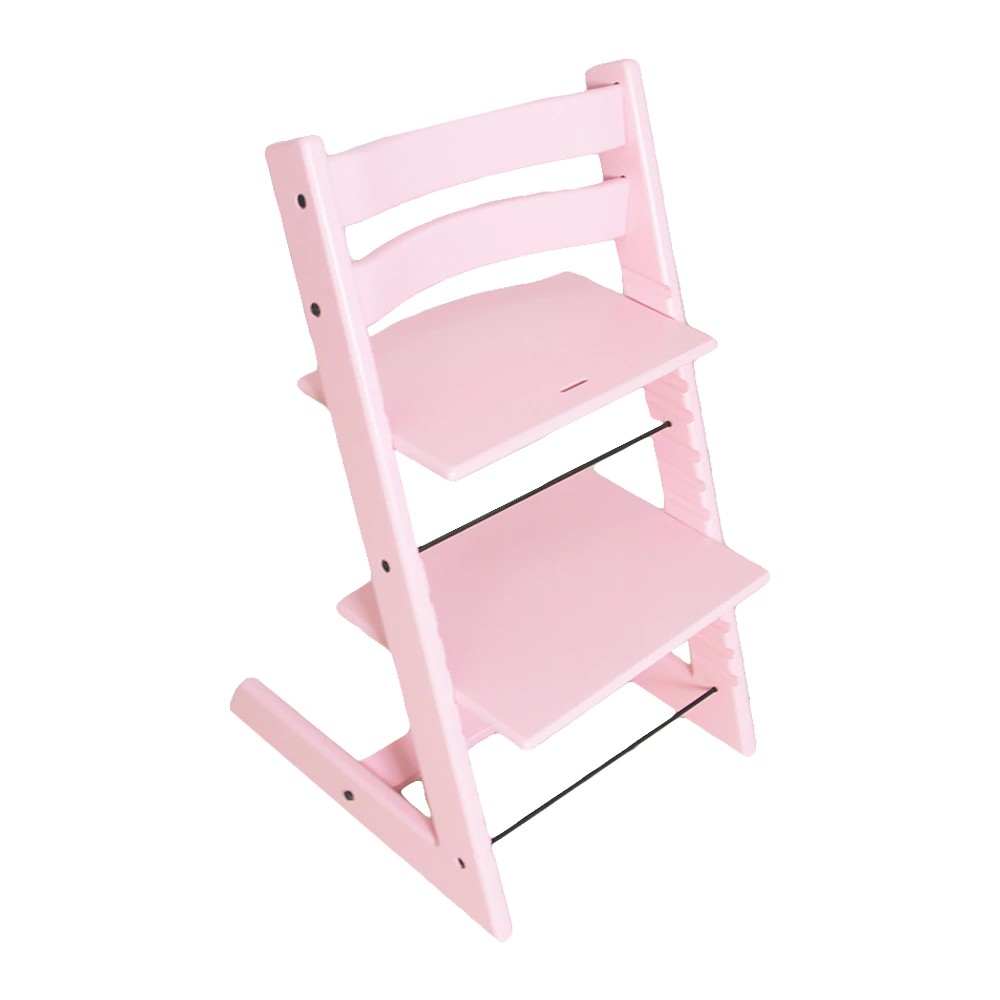 Peralatan Anak Adjustable Wooden High Chair