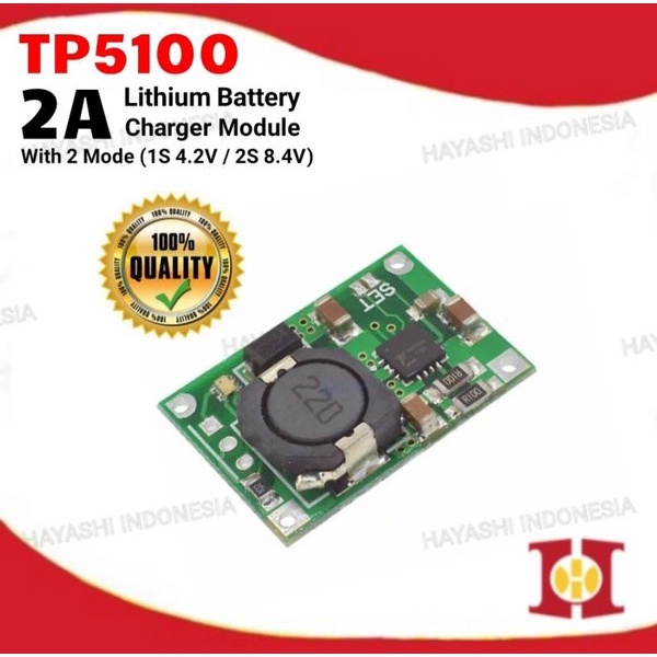 TP5100 2A Lithium Battery Charging 1S 2S TP4056 Charger Batre 18650