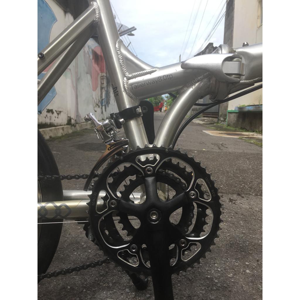 Sepeda Lipat GIANT Taller Way 8 Seli Folding bike Shimano 8 Speed Original Antik Langka Rem brakco