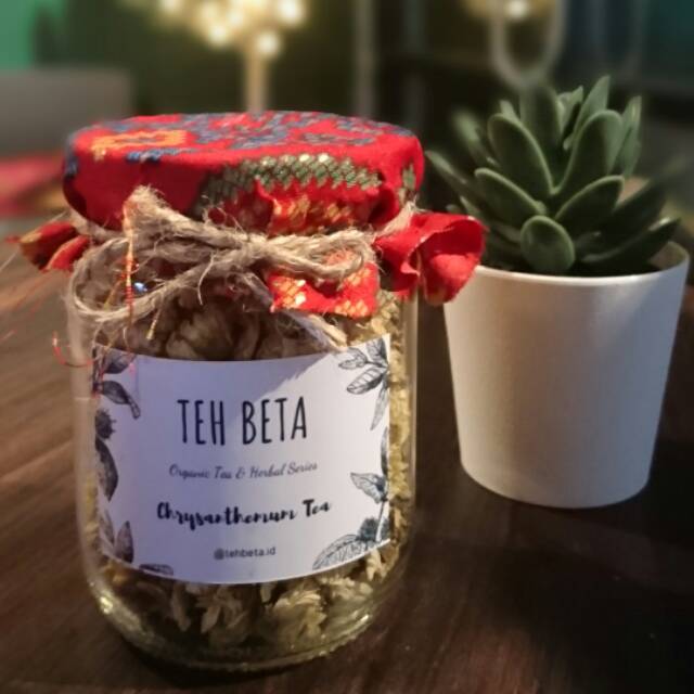 

TEH BETA JAR CHRYSANTHEMUM TISANE TEH BUNGA KRISAN CHAMOMILE ROSE LAVENDER