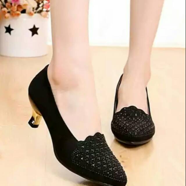 High heels pantopel suede manik js 13