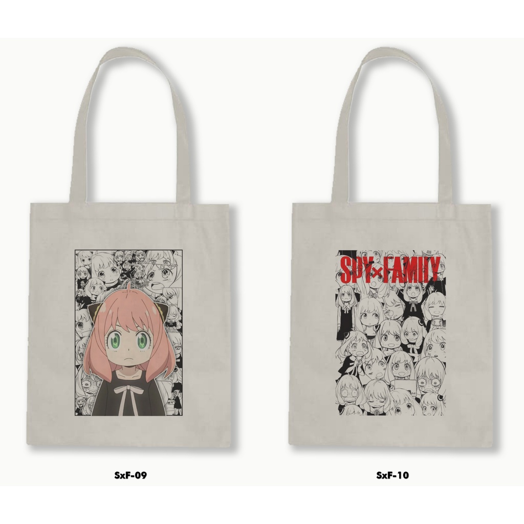 TOTE BAG BLACU - ANIME / MANGA - SPY X FAMILY