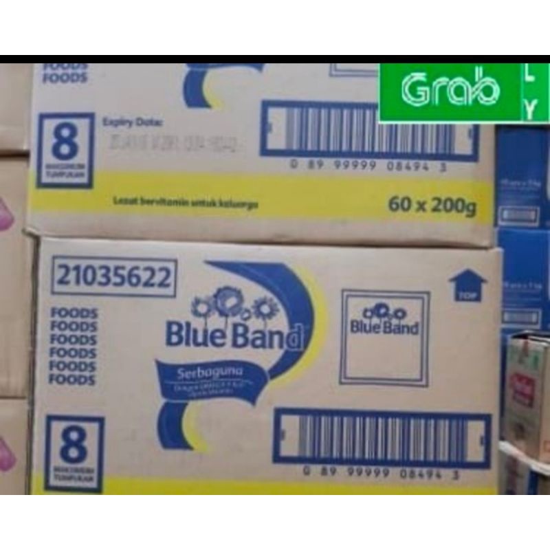 blue band 200 gr kemasan saset 1 dus