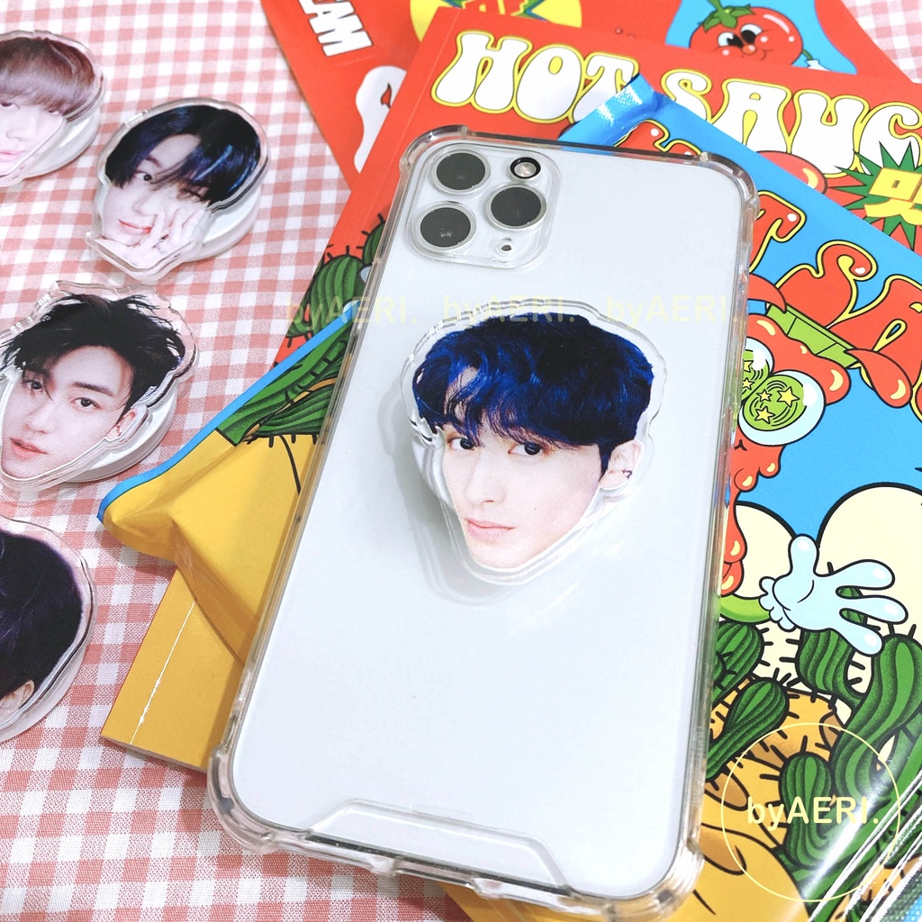 N C T DREAM HOT SAUCE KEYCHAIN &amp; POPSOCKET AKRILIK (GRIPTOK GANCI GANTUNGAN KUNCI CAFE Ready Stock)