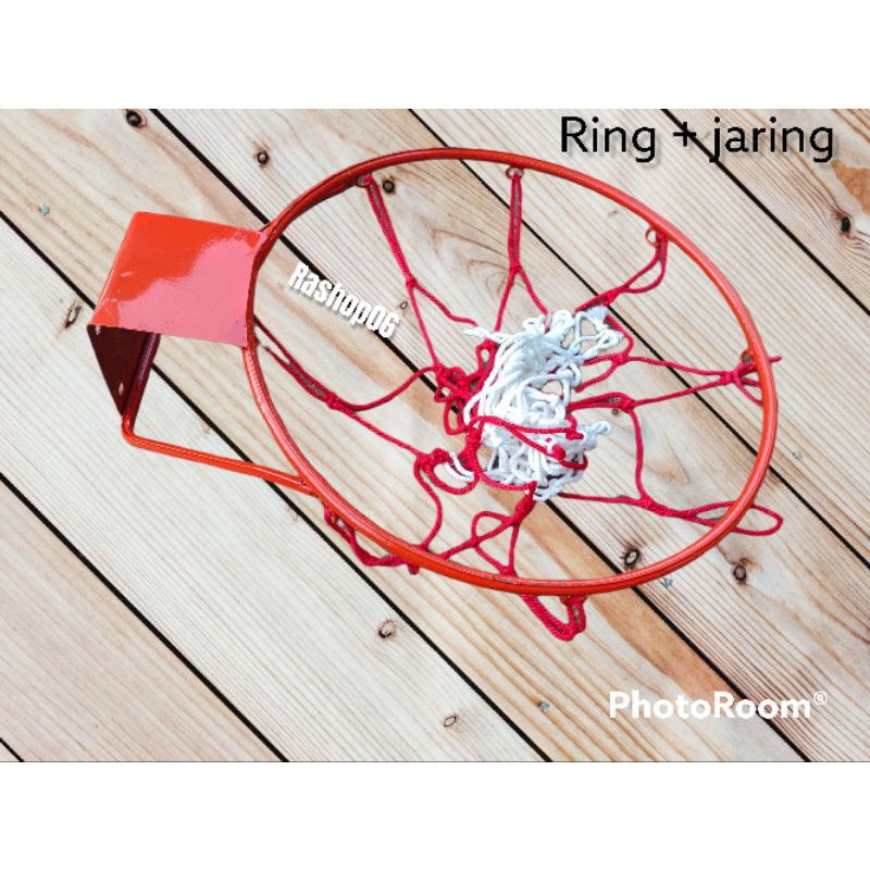 RING BASKET TUNGGAL DEWASA BAHAN BESI + JARING RING BOLA BASKET RING BASKET BESI MURAH MERIAH