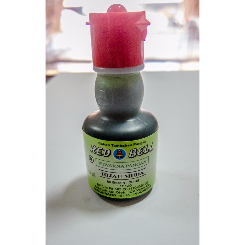 

Red Bell Pewarna Pangan Hijau Muda 30 cc