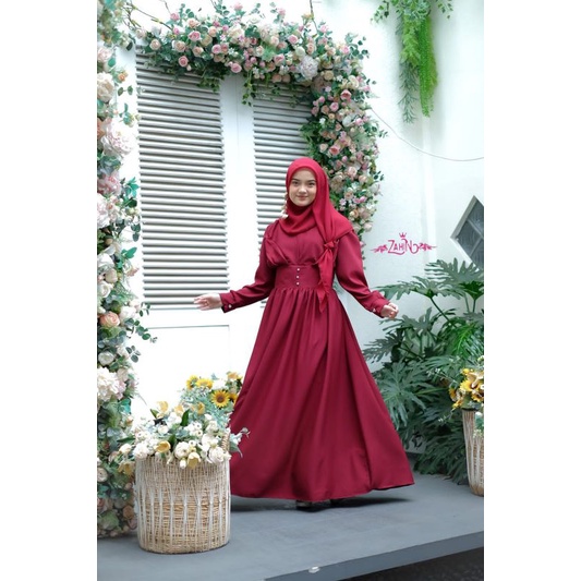 BISA COD | GAMIS ITY CREPE ORI BY ZAHIN | DRESS MURAH ADEM | DRESS KONDANGAN SIMPLE ELEGANT | DRESS SHIVA BY ZAHIN | Gamis Aqila Outer ity crepe by Zahin | Gamis ORI Zahin | gamis Elista syar'i By ZAHIN