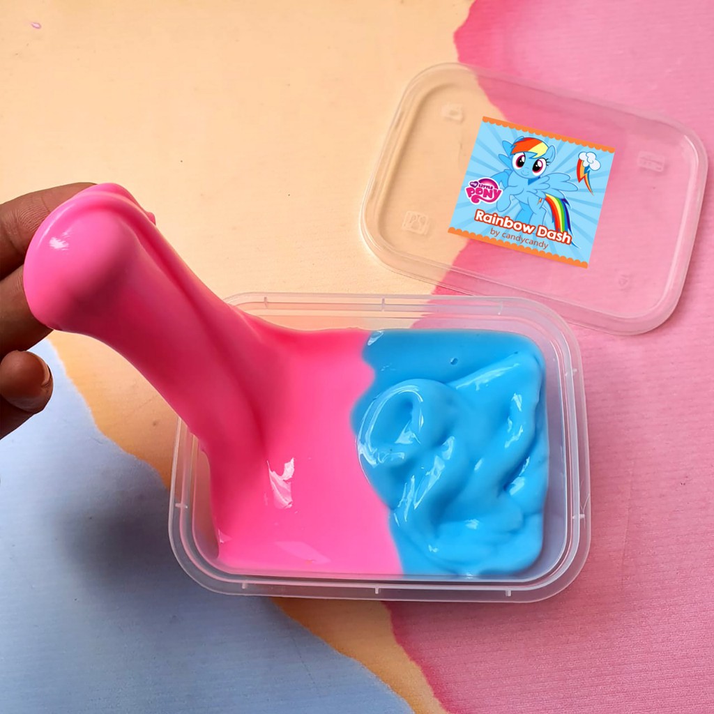 Little Pony slime by candycandy.idn