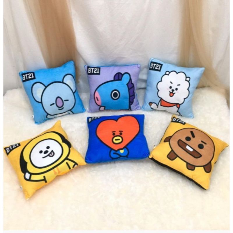 Bantal Sofa karakter BT21 40cm halus dan lembut