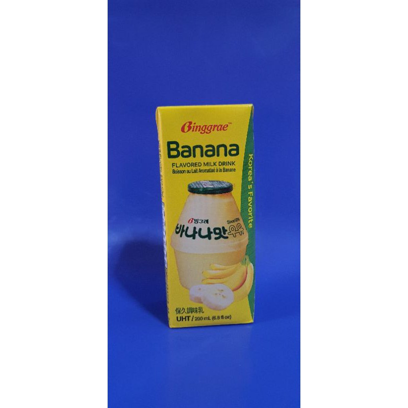 

susu UHT Korea Binggrae rasa pisang (banana)