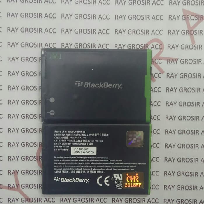 Baterai Original BlackBerry BB Dakota 9900 9930 9790 9860 9850 JM1