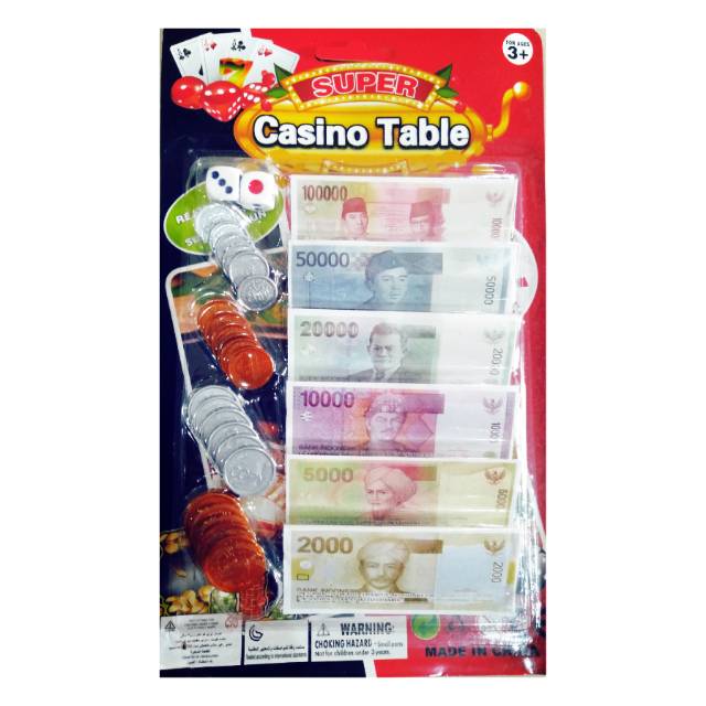 Jual Mainan Uang Super Casino Table - Uang Mainan Anak