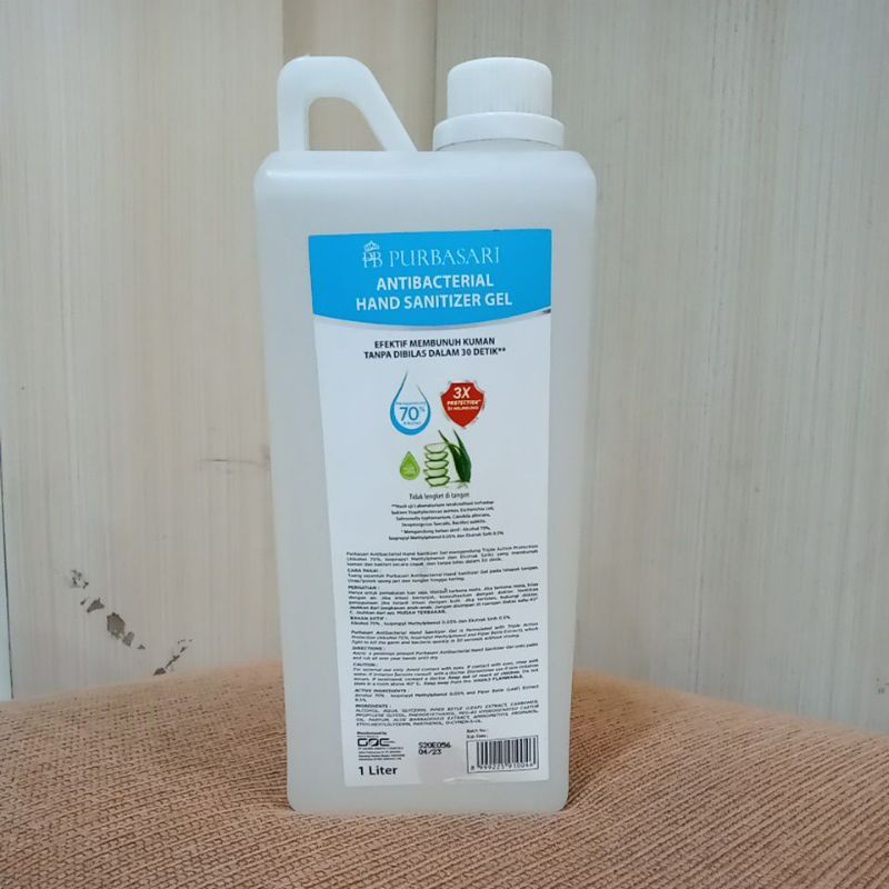 Purbasari hand sanitizer Gel 1 liter