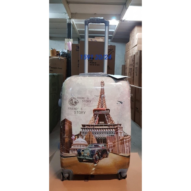 Koper Polo Twin 20 1591-40 Inch Cabin Size / Polo Motif Paris Eiffel