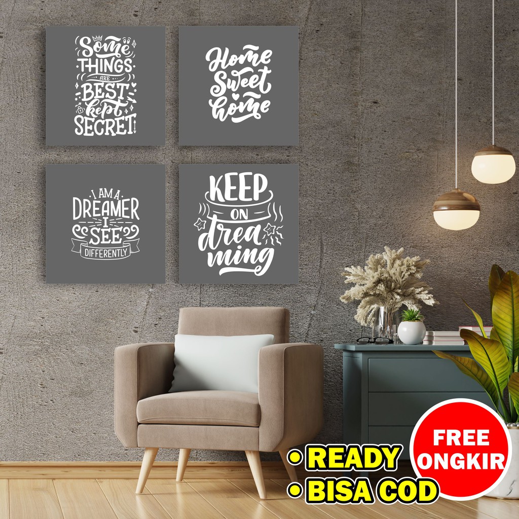 Poster Quotes Motivasi Poster Kayu Klasik Hiasan Dinding Wall Decor Furniture Dekorasi Semangat Muti