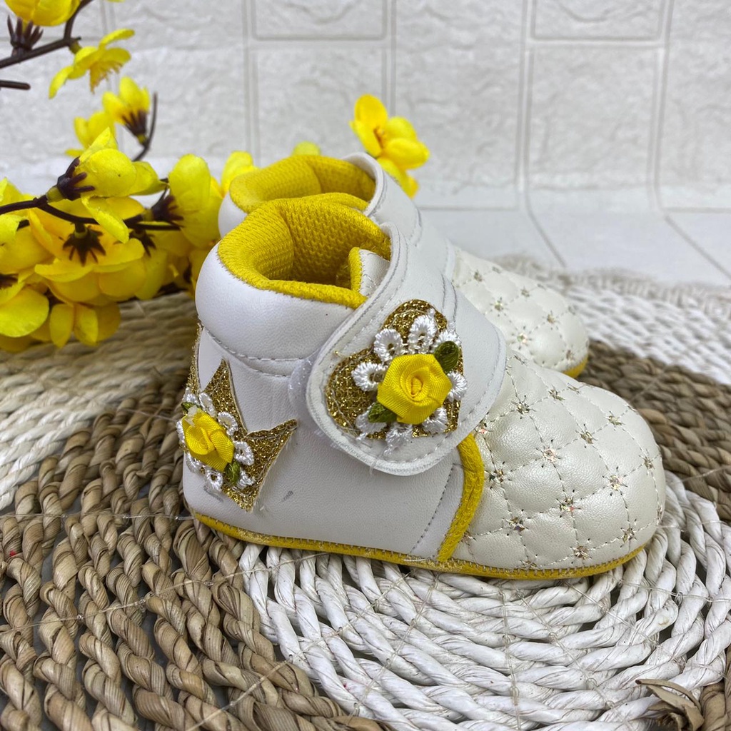 [TAMAN SEPATUKU] SEPATU TRENDY MURAH BOOT BAYI ANAK PEREMPUAN 0-12 BULAN XPX03