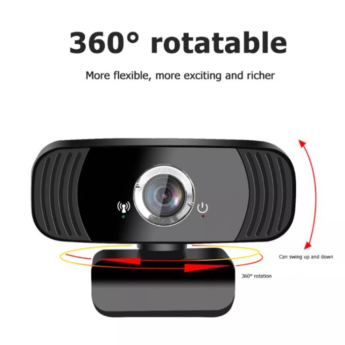 Webcam Incus B3 1080P Full HD USB Camera with Mic 30Fps Auto Focus