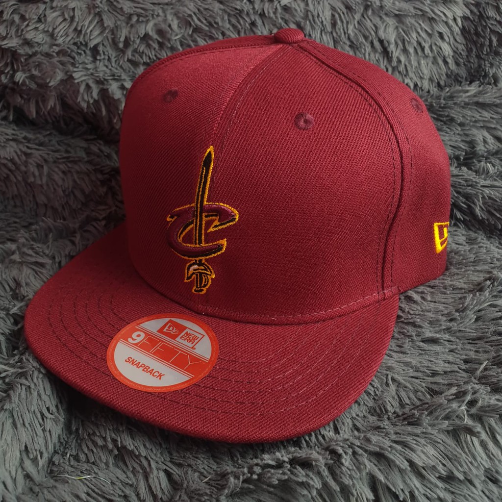 Topi Snapback Cavaliers X NBA Limited Edition Patch Logo Red