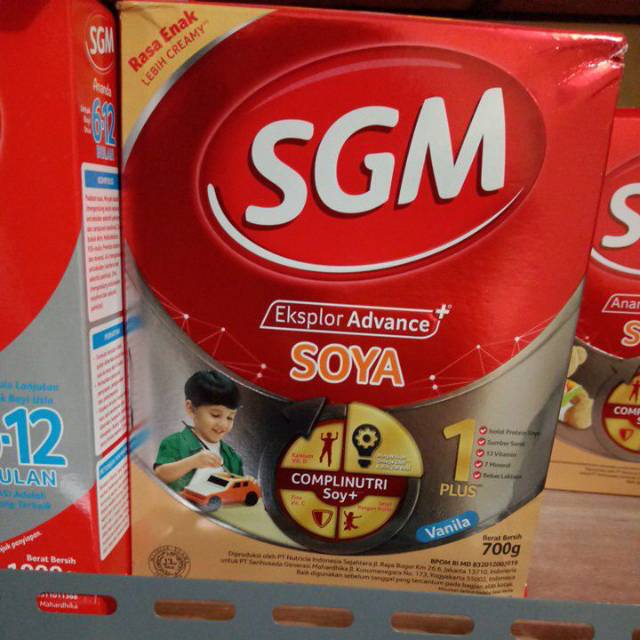 SGM soya 1-5tahun
