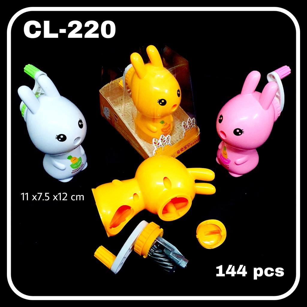 

MJ Rautan Pensil Putar CL-220 Rabbit / Peruncing / Rautan / Serutan