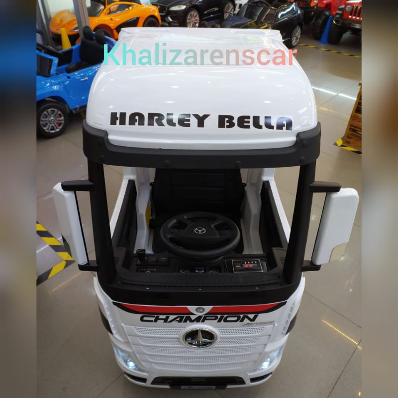 Mainan Mobil Aki Mercedes Benz Actros Lisenced with Trailer Nkz-051C