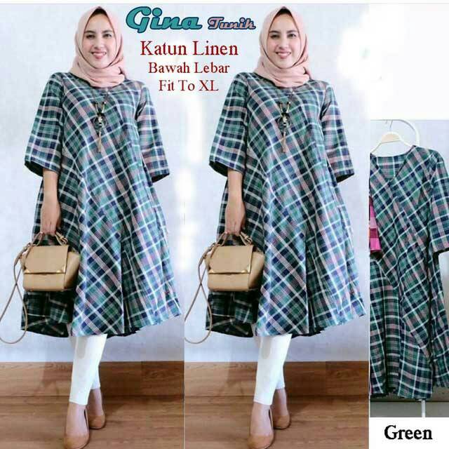 Gina Tunik green