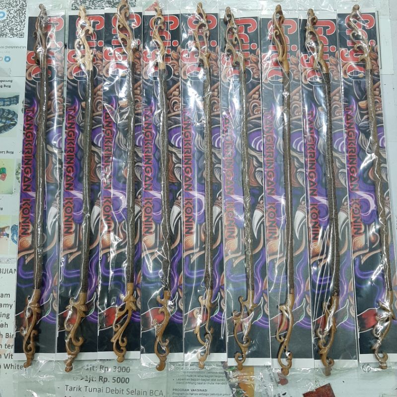 1 Batang Asem Bali Ukir Konin 33cm Sangkar Lovebird Tangkringan Konin Tangkringan Pleci Tangkringan 