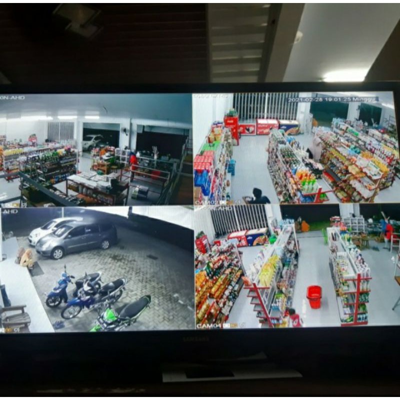 PAKET CCTV 8 CHANNEL 6 KAMERA IC SONY 5MP 1080P PAKET KOMPLIT