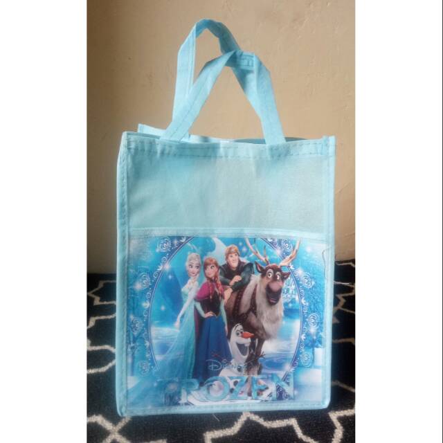 

Tas ulang tahun 2 kantong karakter frozen