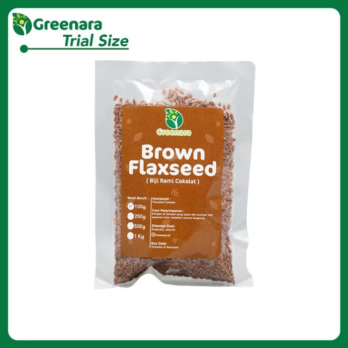 

Q124521 Natural Brown Flaxseed 100Gr Dw501Sqs