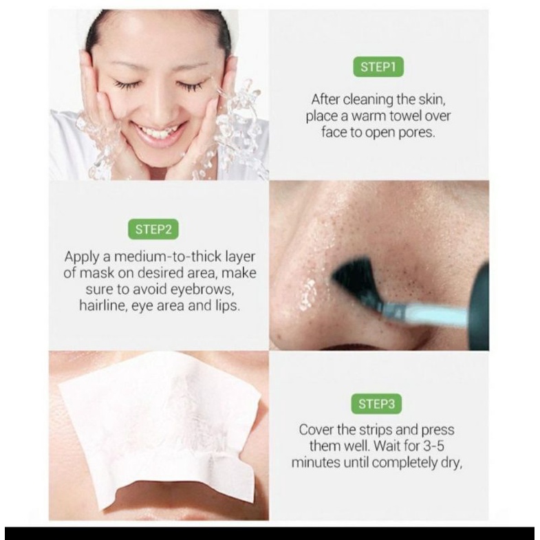 Breylee blackhead mask pengangkat komedo pore minimizer serum Step 1 step 2