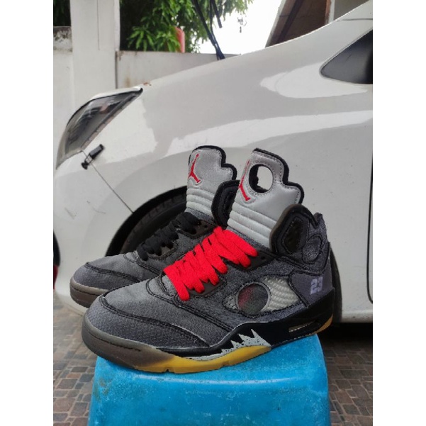 AIR JORDAN 5 RETRO OFF-WHITE BLACK